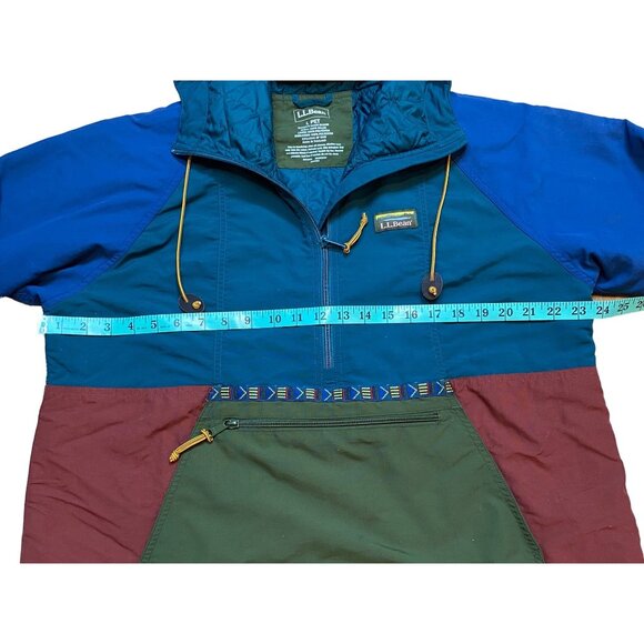 L.L. Bean Women's Colorblock Anorak Insulated Jacket L Petite - Picture 5 of 7